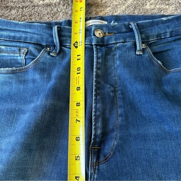 NWOT Good American Good Legs Frayed Hem Skinny Jeans 18 - Picture 10 of 13
